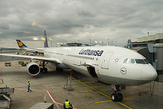 A340-600 der Lufthansa in Frankfurt